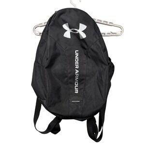 Under‎ Armour Hustle Lite Backpack Black Storm Water Resistant Sporty Gorpcore
